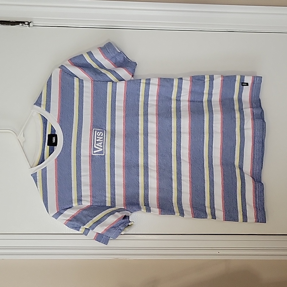 CLEARANCE EUC Vans Striped Skate T-shirt Size S